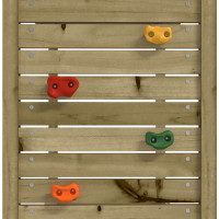 Produktbild för Lekstapel Brun 53 x 110,5 x 214 cm Massiv Impregnerat Trä