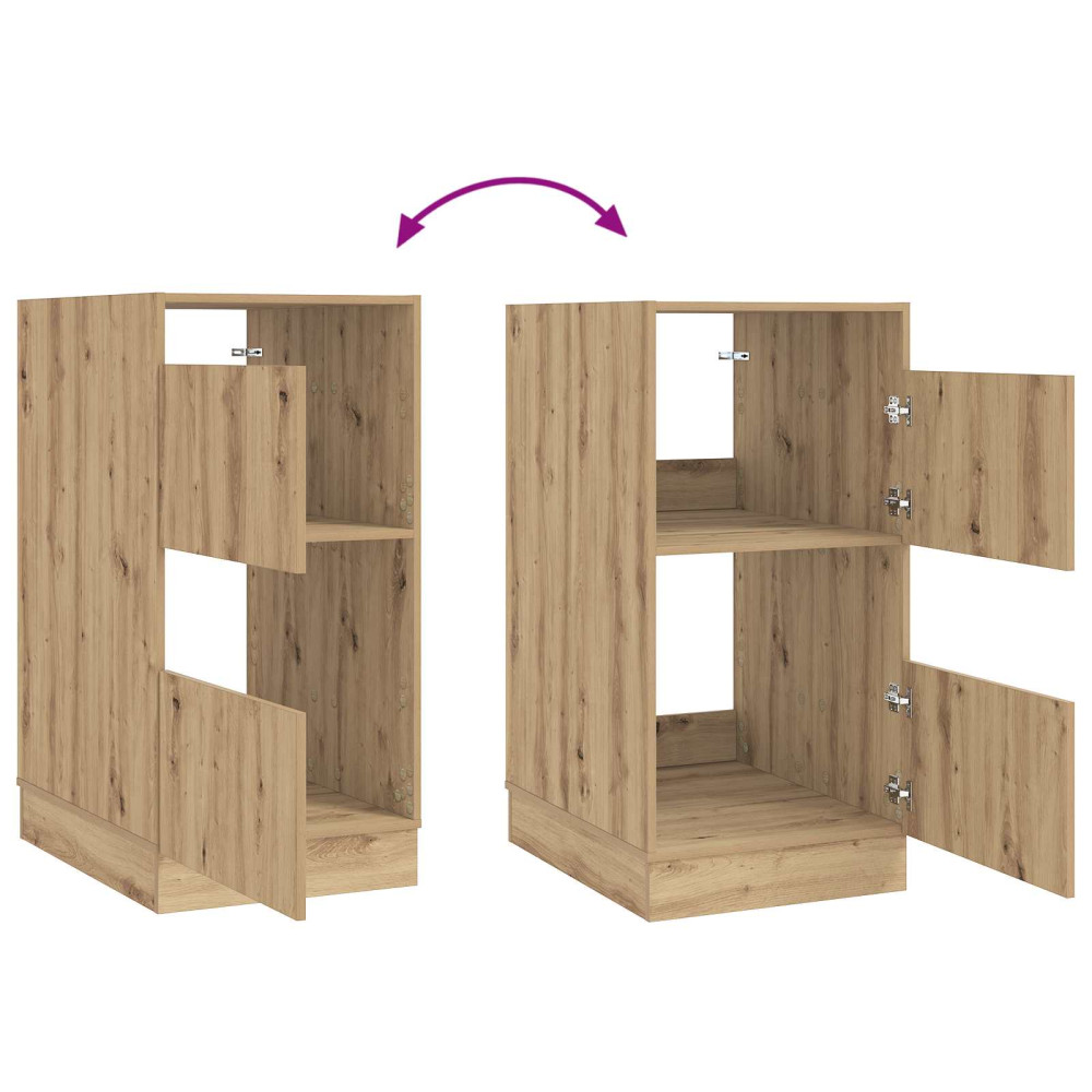 Produktbild för Tvättstuga Skåp Artisan Ek 50 x 68 x 102 cm Konstruerat trä