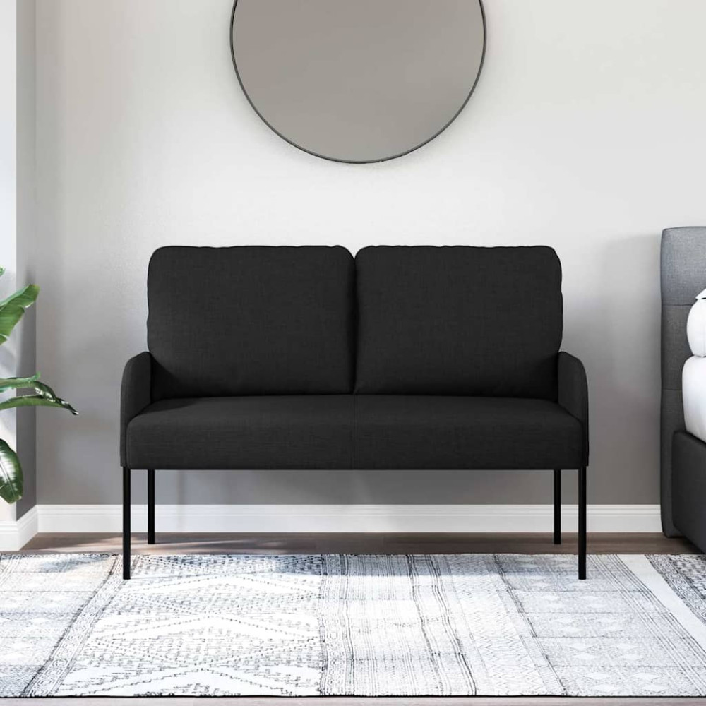 Produktbild för Soffor med kudde 110cm Svart Plywood
