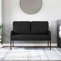 Produktbild för Soffor med kudde 110cm Svart Plywood