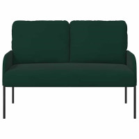 Produktbild för Soffor med kudde 110cm Mörkgrön Plywood