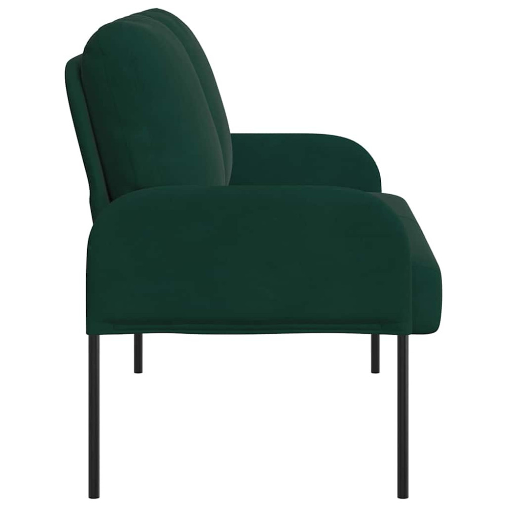 Produktbild för Soffor med kudde 110cm Mörkgrön Plywood