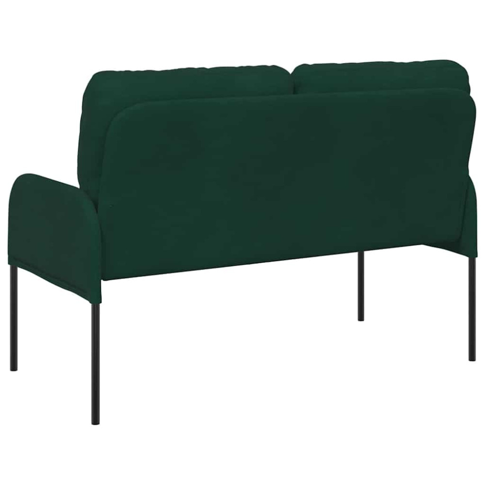Produktbild för Soffor med kudde 110cm Mörkgrön Plywood