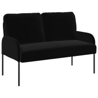 Produktbild för Soffor med kudde 110cm Svart Plywood
