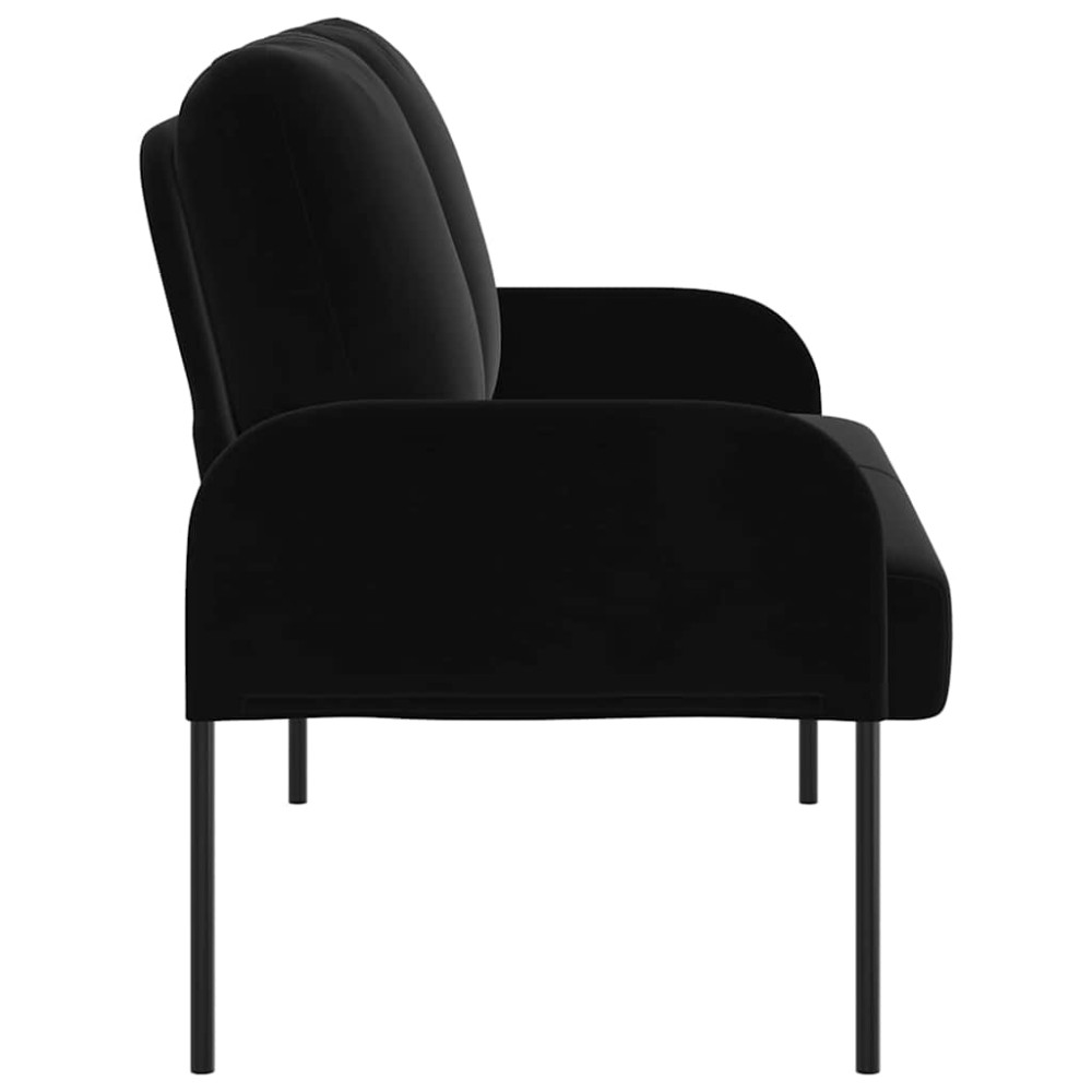 Produktbild för Soffor med kudde 110cm Svart Plywood