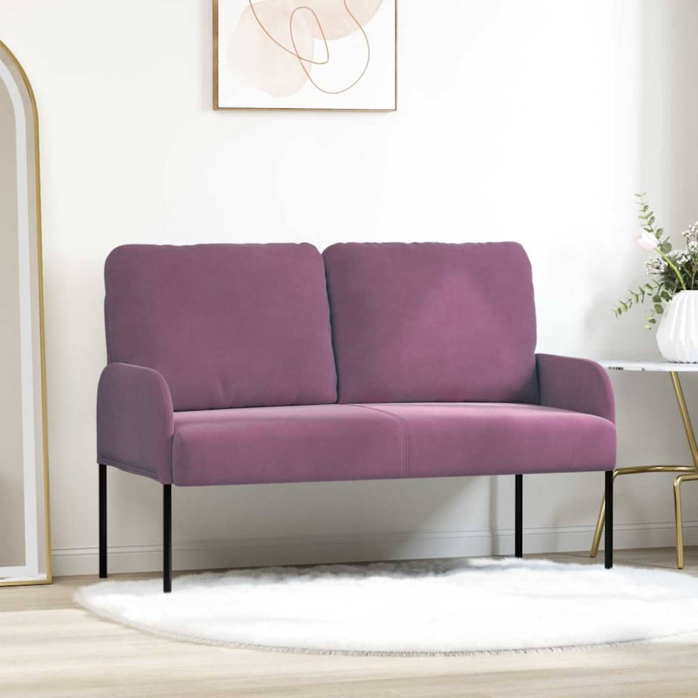 Produktbild för Soffor med kudde 110cm Lila Plywood