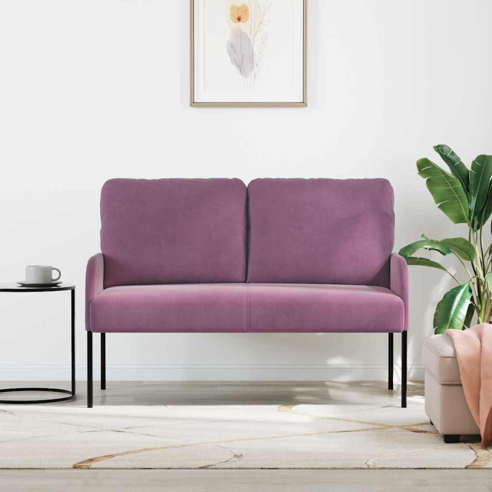 Produktbild för Soffor med kudde 110cm Lila Plywood
