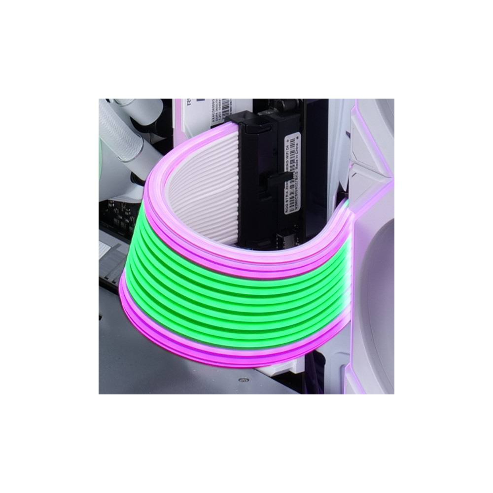 Produktbild för Lian Li PW8-1W-CPU, 2×8-PIN, Hane/Hona-kontakt, Silikon, Ter...