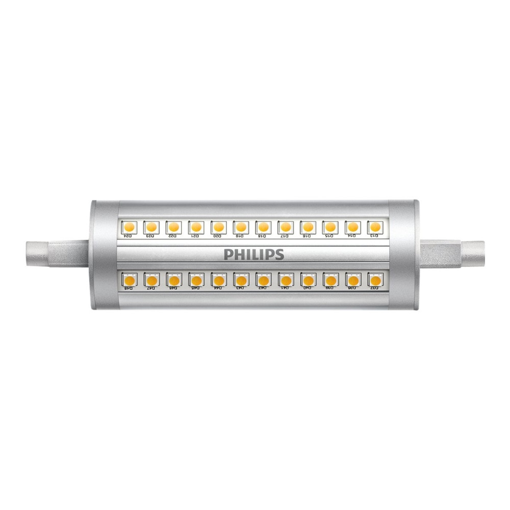 Produktbild för Philips - LED-glödlampa - form: majs - R7s - 14 W - vitt ljus - 3000 K