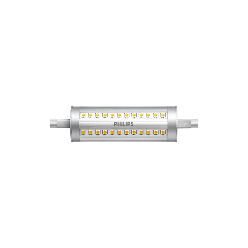 Produktbild för Philips - LED-glödlampa - form: majs - R7s - 14 W - vitt ljus - 3000 K