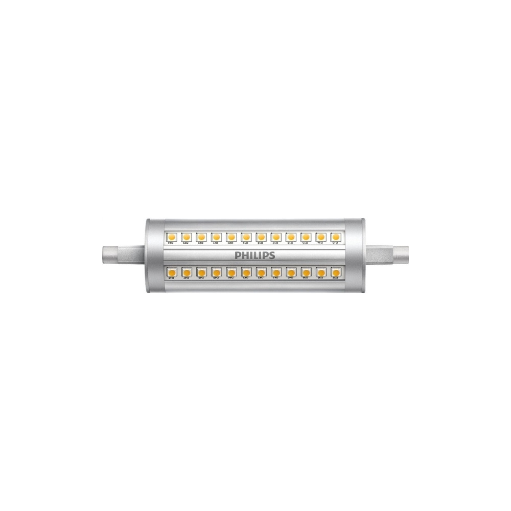 Produktbild för Philips - LED-glödlampa - form: majs - R7s - 14 W - vitt ljus - 3000 K