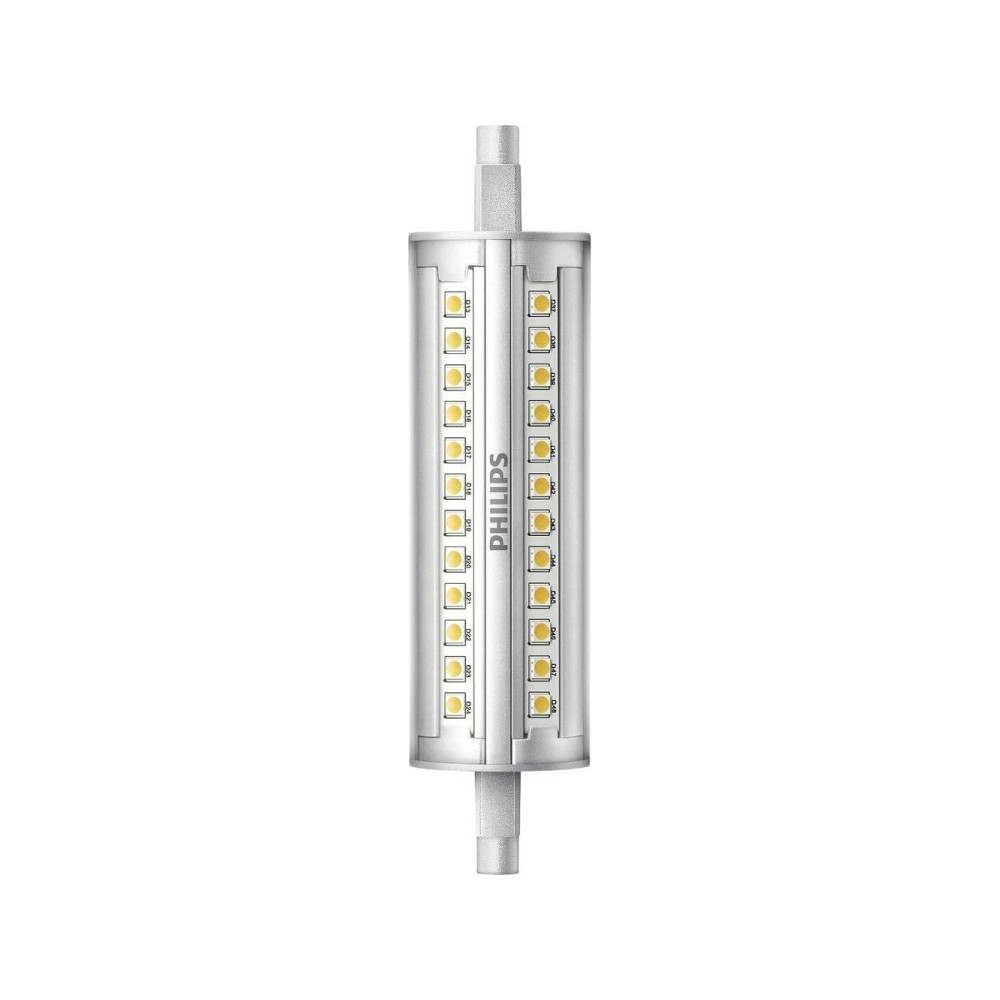 Produktbild för Philips - LED-glödlampa - form: majs - R7s - 14 W - vitt ljus - 3000 K