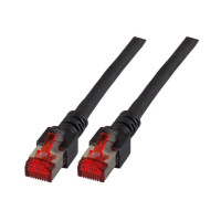 Produktbild för EFB-Elektronik patch-kabel - 0.25 m - svart