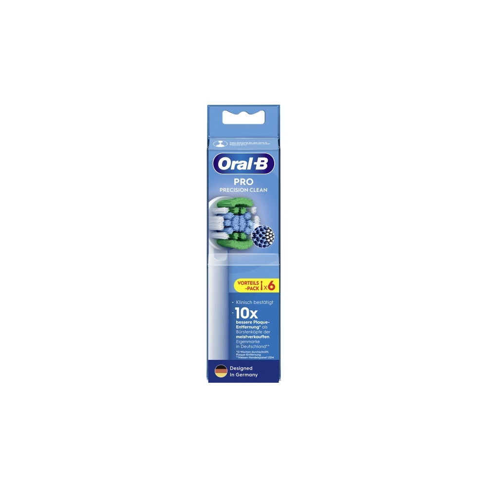 Produktbild för Oral-B Precision Clean 860892, 6 styck, Vit, Oral-B, 60 mm,...