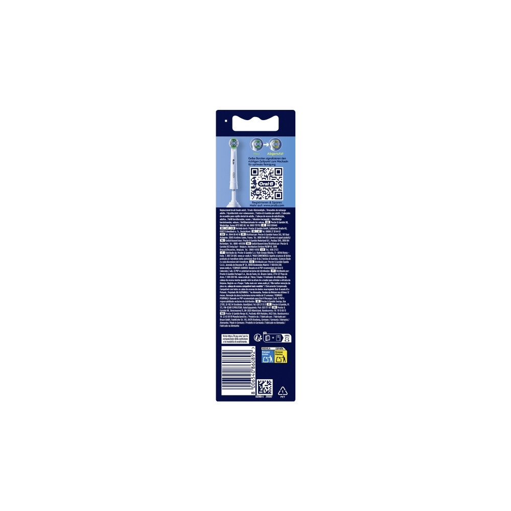 Produktbild för Oral-B Precision Clean 860892, 6 styck, Vit, Oral-B, 60 mm,...