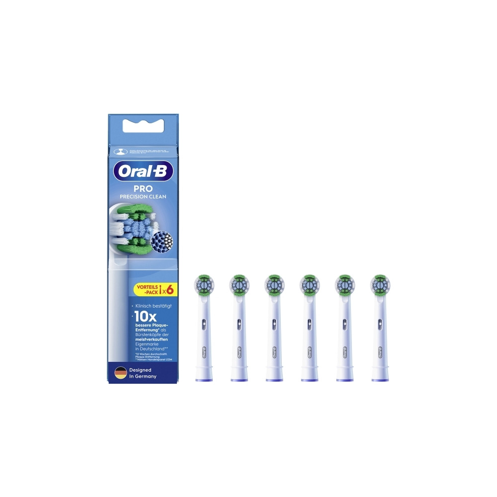 Produktbild för Oral-B Precision Clean 860892, 6 styck, Vit, Oral-B, 60 mm,...