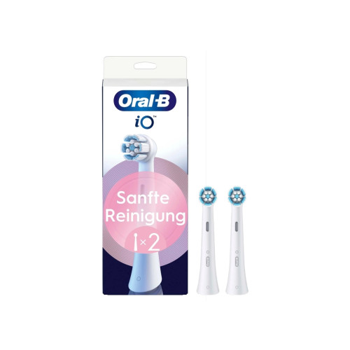 Braun Oral-B iO Gentle Care 8700216373609, 2 styck, Vit, 3 månad (...