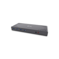 Produktbild för i-Tec USB-C / USB-A 3.0 4K Dual Video Docking Station - dockningsstation - USB-C - 1GbE