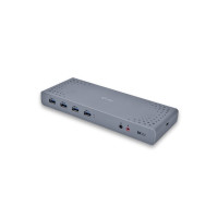 Produktbild för i-Tec USB-C / USB-A 3.0 4K Dual Video Docking Station - dockningsstation - USB-C - 1GbE