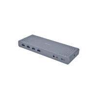 Produktbild för i-Tec USB-C / USB-A 3.0 4K Dual Video Docking Station - dockningsstation - USB-C - 1GbE