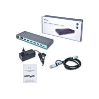 Produktbild för i-Tec USB-C / USB-A 3.0 4K Dual Video Docking Station - dockningsstation - USB-C - 1GbE