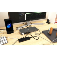 Produktbild för i-Tec USB-C / USB-A 3.0 4K Dual Video Docking Station - dockningsstation - USB-C - 1GbE