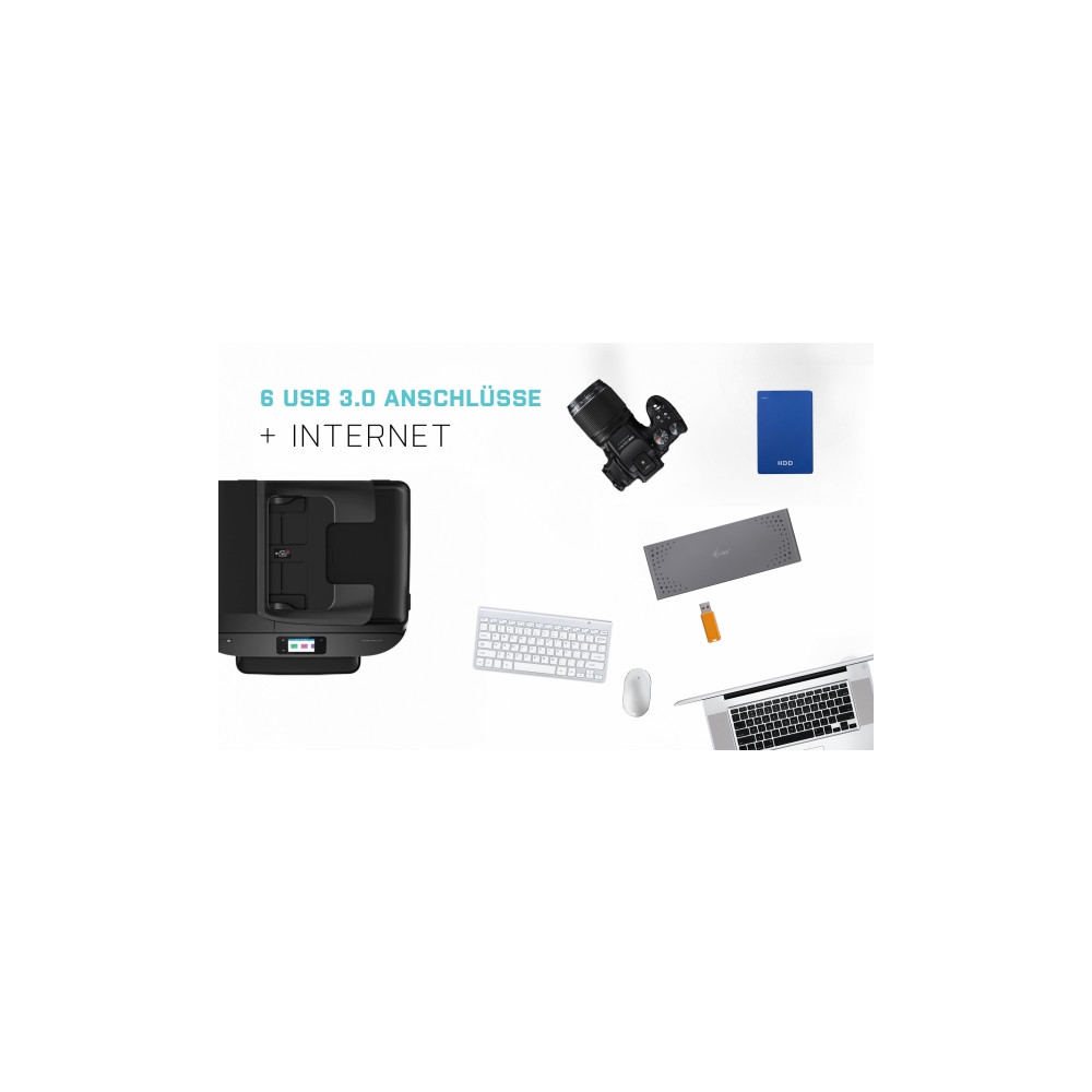 Produktbild för i-Tec USB-C / USB-A 3.0 4K Dual Video Docking Station - dockningsstation - USB-C - 1GbE