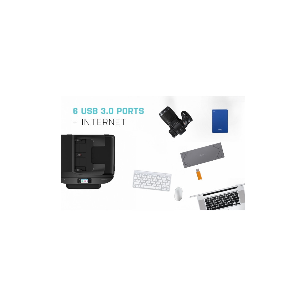 Produktbild för i-Tec USB-C / USB-A 3.0 4K Dual Video Docking Station - dockningsstation - USB-C - 1GbE