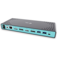 Produktbild för i-Tec USB-C / USB-A 3.0 4K Dual Video Docking Station - dockningsstation - USB-C - 1GbE