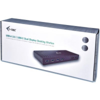 Produktbild för i-Tec USB-C / USB-A 3.0 4K Dual Video Docking Station - dockningsstation - USB-C - 1GbE