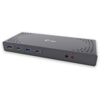 Produktbild för i-Tec USB-C / USB-A 3.0 4K Dual Video Docking Station - dockningsstation - USB-C - 1GbE