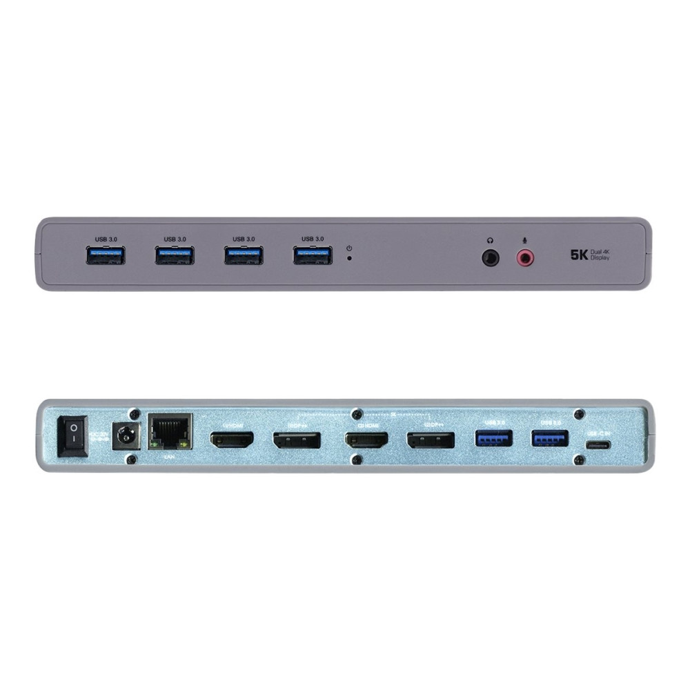 Produktbild för i-Tec USB-C / USB-A 3.0 4K Dual Video Docking Station - dockningsstation - USB-C - 1GbE