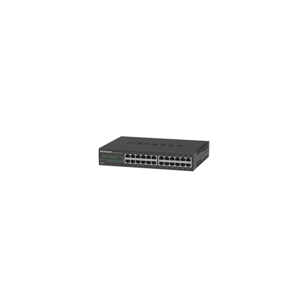 Produktbild för NETGEAR GS324v2 - switch - 24 portar - ohanterad - rackmonterbar