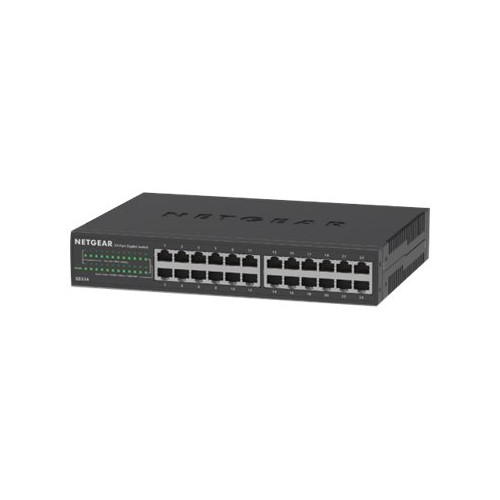 Netgear NETGEAR GS324v2 - switch - 24 portar - ohanterad - rackmonterbar