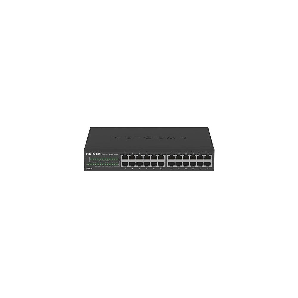 Produktbild för NETGEAR GS324v2 - switch - 24 portar - ohanterad - rackmonterbar