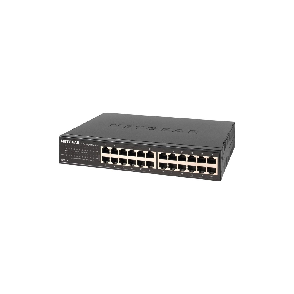 Produktbild för NETGEAR GS324v2 - switch - 24 portar - ohanterad - rackmonterbar