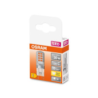 Produktbild för OSRAM PIN - LED-glödlampa - form: T15 - G9 - 2.6 W - varmt vitt ljus - 2700 K