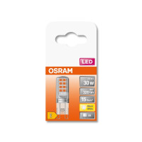 Produktbild för OSRAM PIN - LED-glödlampa - form: T15 - G9 - 2.6 W - varmt vitt ljus - 2700 K