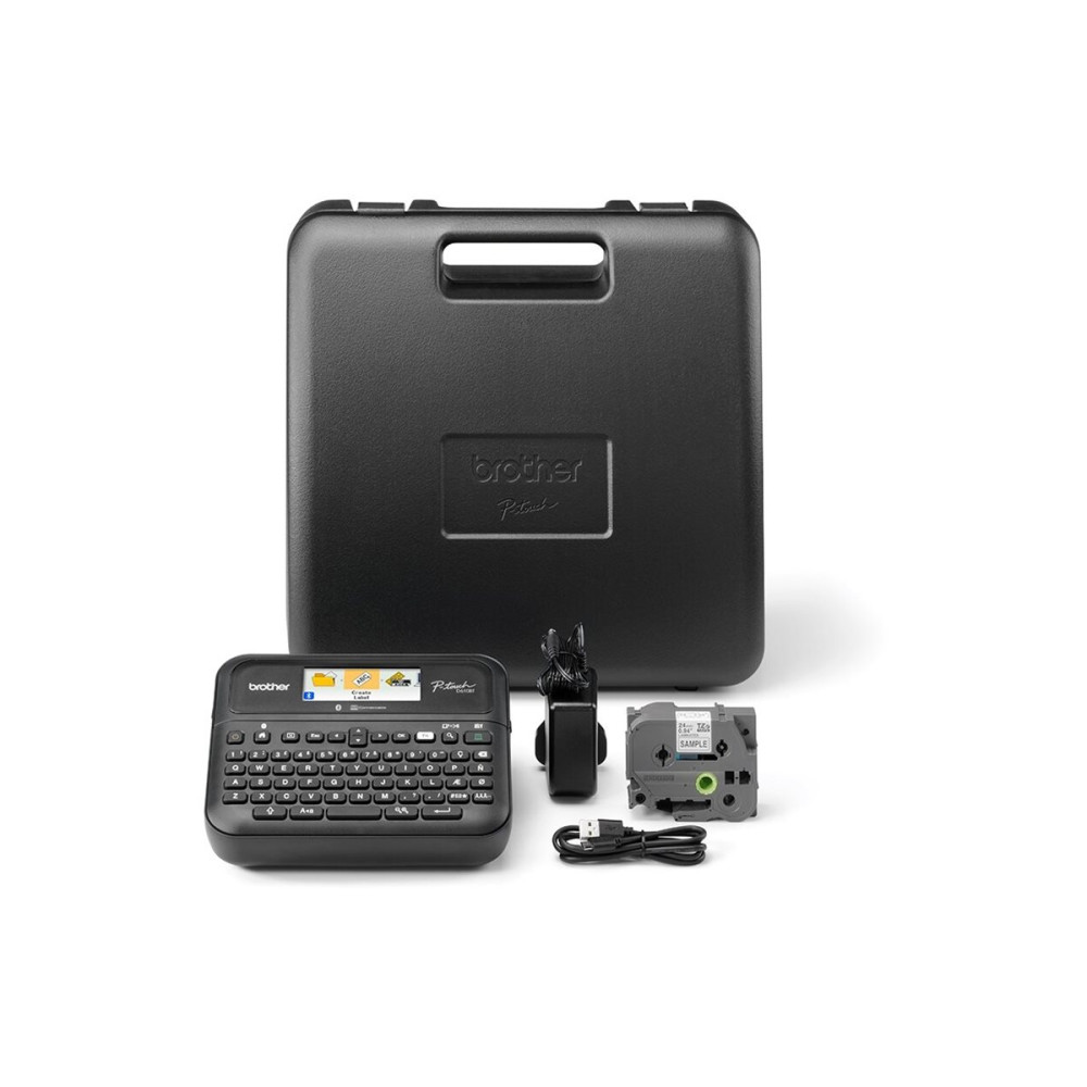 Produktbild för Brother P-Touch PT-D610BTVP - etikettskrivare - svartvit - termisk överföring