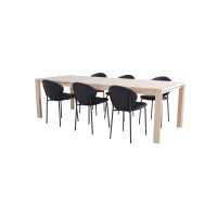 Produktbild för Slider Matbord med Vault Stolarna