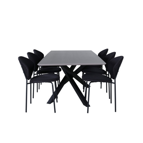 Venture Home Piazza Matbord med Vault Stolarna
