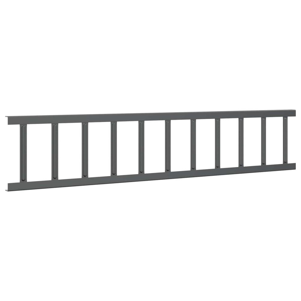 Produktbild för Taksnöskydd Antracit 1200 x 2,5 x 20 cm Stål