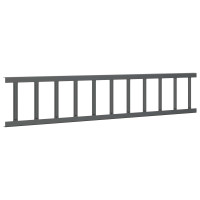 Produktbild för Taksnöskydd Antracit 1200 x 2,5 x 20 cm Stål