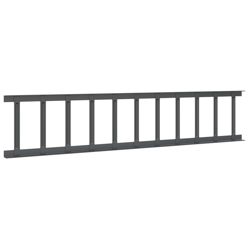 Produktbild för Taksnöskydd Antracit 1200 x 2,5 x 20 cm Stål