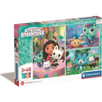 Produktbild för Clementoni Gabby’s Dollhouse, 48 styck, Tecknade serier, 5 Å...