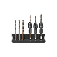 Produktbild för Borrmaskin DEWALT Sats med bits och munstycken 22 st "SUCK A...