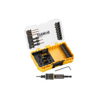 Produktbild för Borrmaskin DEWALT Sats med bits och munstycken 22 st "SUCK A...