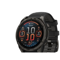 Produktbild för Garmin Fenix 8 - skiffergrå - sportklocka med band - svart - 32 GB
