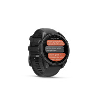 Produktbild för Garmin Fenix 8 - skiffergrå - sportklocka med band - svart - 32 GB