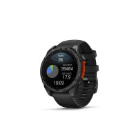 Produktbild för Garmin Fenix 8 - skiffergrå - sportklocka med band - svart - 32 GB